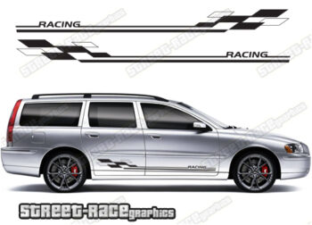 Volvo V70 racing stripes 004