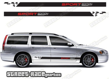 Volvo V70 racing stripes 016