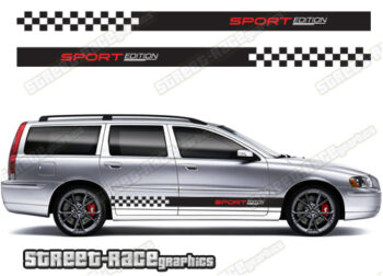 Volvo V70 racing stripes 017