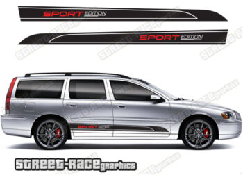 Volvo V70 racing stripes 018