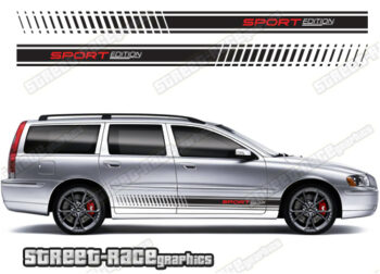 Volvo V70 racing stripes 021