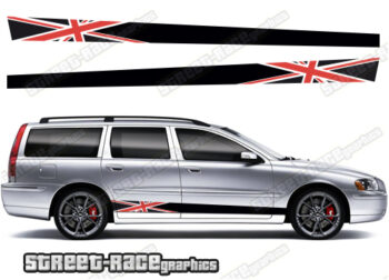 Volvo V70 racing stripes 024 - Union Jack