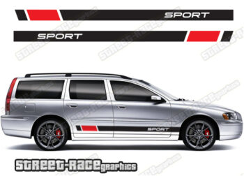 Volvo V70 racing stripes 025
