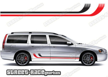 Volvo V70 racing stripes 026