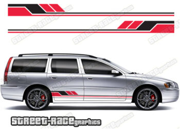 Volvo V70 racing stripes 028