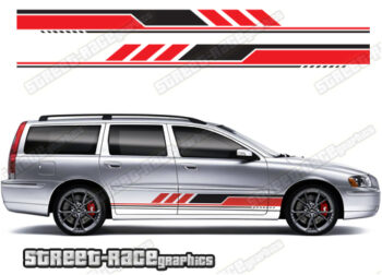 Volvo V70 racing stripes 029