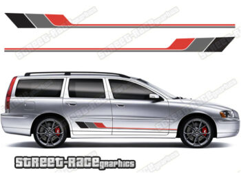 Volvo V70 racing stripes 030