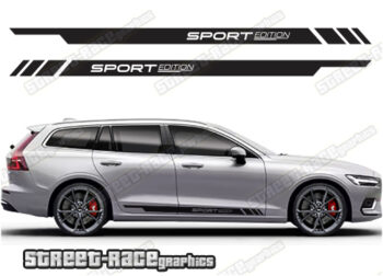 Volvo V90 racing stripes 002