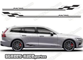 Volvo V90 racing stripes 004