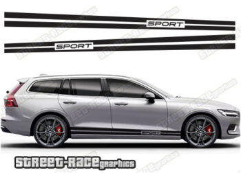 Volvo V90 racing stripes 006