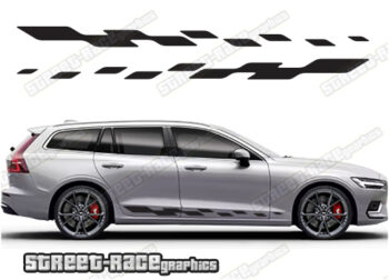 Volvo V90 racing stripes 007
