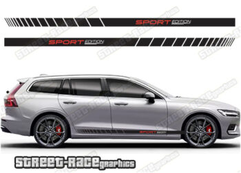 Volvo V90 racing stripes 009