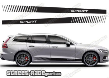 Volvo V90 racing stripes 011