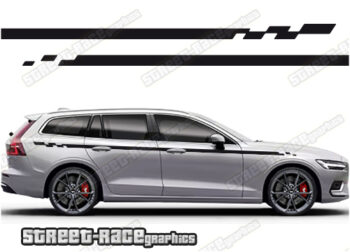 Volvo V90 racing stripes 012
