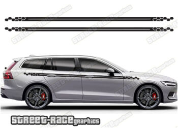 Volvo V90 racing stripes 013