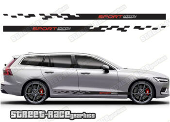 Volvo V90 racing stripes 015