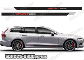 Volvo V90 racing stripes 019