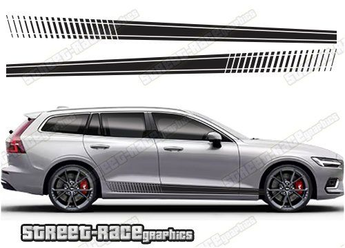 Volvo V90 racing stripes 021
