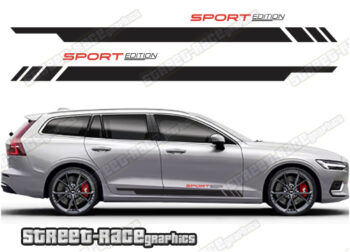 Volvo V90 racing stripes 023