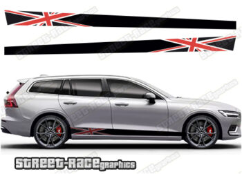 Volvo V90 racing stripes 024 - Union Jack