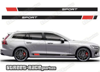 Volvo V90 racing stripes 025