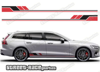 Volvo V90 racing stripes 028