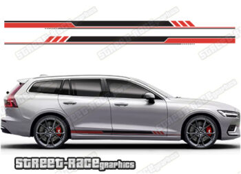 Volvo V90 racing stripes 029