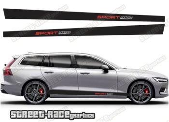 Volvo V90 racing stripes 032
