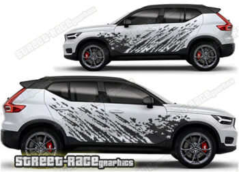 Volvo XC40 002 - mud splatter graphics