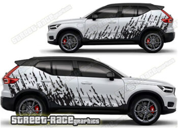 Volvo XC60 003 - mud splatter graphics