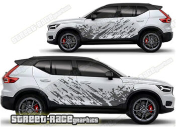 Volvo XC40 004 - mud splatter graphics