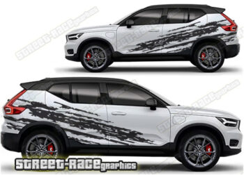 Volvo XC40 007 - ripped graphics
