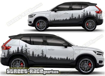 Volvo XC40 024 - Forest overland graphics