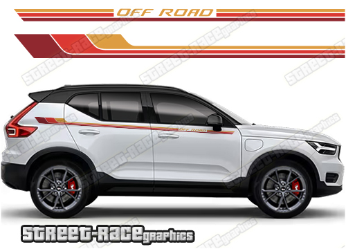 Volvo XC40 041 - racing stripes