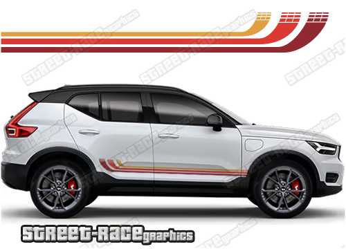 Volvo XC40 042 - Retro stripes