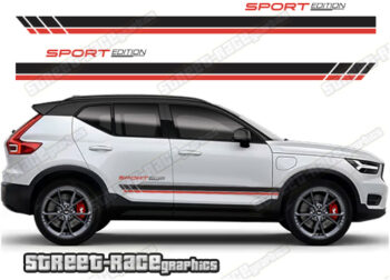 Volvo XC40 053 - racing stripes