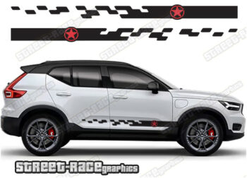Volvo XC40 055 - racing stripes