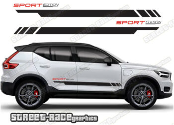 Volvo XC40 057 - racing stripes