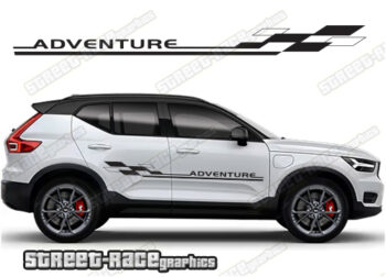 Volvo XC40 058 - Adventure racing stripes