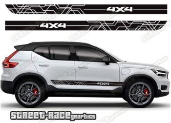 Volvo XC40 068 - 4x4 racing stripes