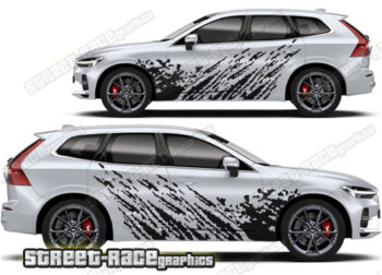 Volvo XC60 002 - mud splatter graphics