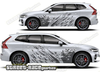 Volvo XC60 004 - mud splatter graphics