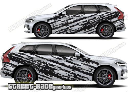 Volvo XC60 008 - ripped graphics