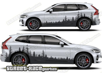 Volvo XC60 024 - Forest overland graphics