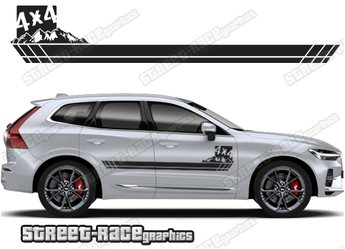 Volvo XC60 060 - 4x4 racing stripes