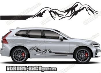 Volvo XC60 063 - mountain adventure racing stripes