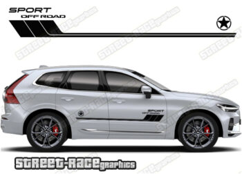Volvo XC60 065 - off road 4x4 racing stripes