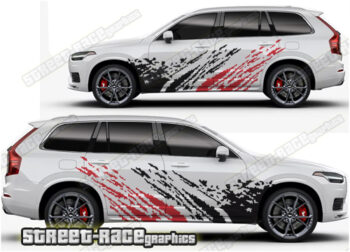 Volvo XC90 001 - mud splatter graphics