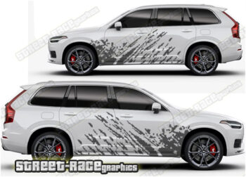Volvo XC90 004 - mud splatter graphics