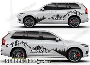 Volvo XC90 018 - Mountain adventure overland graphics